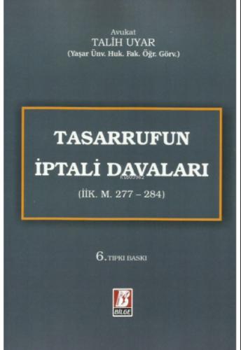 Tasarrufun İptali Davaları (İİK. M. 277-284)  Frontansicht 1