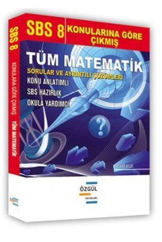 8. Sınıf Konularına Göre Çıkmış Tüm Matematik Sorular ve Ayrıntılı Çözümleri  Frontansicht 1