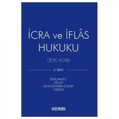 İcra ve İflas Hukuku Ders Kitabı  Frontansicht 1