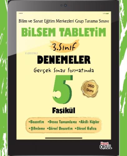 Bilsem Tabletim 3. Sınıf Denemeler 5 Fasikül  Frontansicht 1