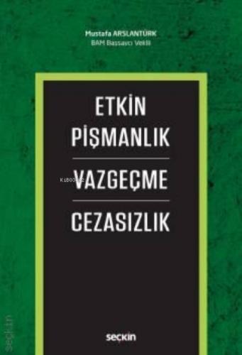 Etkin Pişmanlık - Vazgeçme - Cezasızlık  Frontansicht 1