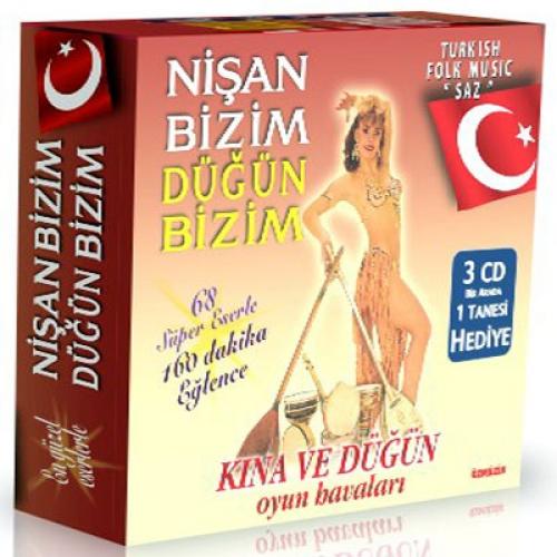 Nişan Bizim Düğün Bizim - Kına ve Düğün Oyun Havaları 3 CD  Frontansicht 1