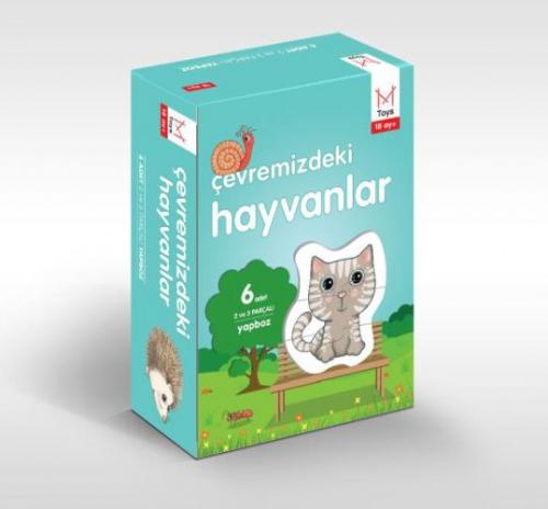 Bebek Yapboz - Çevremizdeki Hayvanlar (18+ Ay - 6 Yapboz)  Frontansicht 1