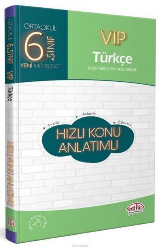 Editör 6.Sınıf Vıp Türkçe Hızlı Konu Anlatımlı  Frontansicht 1