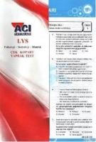 Lys| Psikoloji-sosyoloji-mantık; Çek Kopar Yapark Test  Frontansicht 1