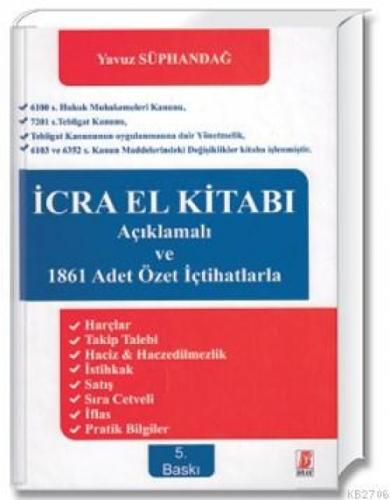 İcra El Kitabı  Frontansicht 1