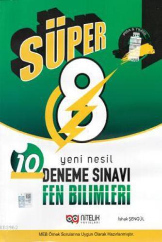 Nitelik Yayınları Süper 8. Sınıf Fen Bilimleri Yeni Nesil Deneme Sınavı  Frontansicht 1