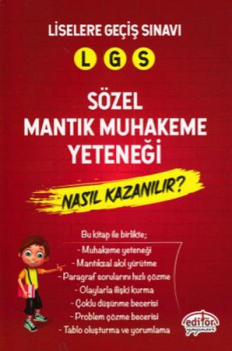 Editör Yayınları 8. Sınıf LGS Sözel Mantık Muhakeme Yeteneği Nasıl Kazanılır Editör  Frontansicht 1