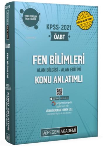 2021 KPSS ÖABT Fen Bilimleri Video Destekli Konu Anlatımlı Modüler Set ( 4 Kitap Takım ) Alan Bilgisi - Alan Eğitimi  Frontansicht 1