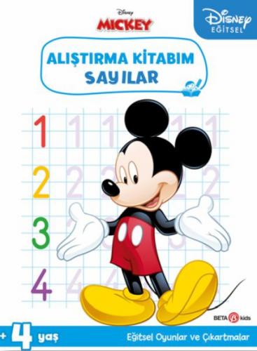 Disney Eğitsel Çıkartmalı Mickey Alıştırma Kitabım Sayılar  Frontansicht 1