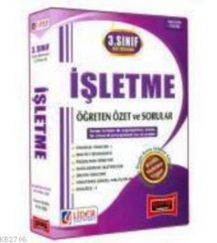 3. Sınıf Güz Dönemi İşletme 2015 Öğreten Özet ve Sorular  Frontansicht 1