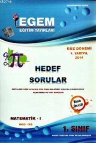 1. Sınıf Matematik-1 Hedef Sorular (Kod 162) Güz Dönemi  Frontansicht 1
