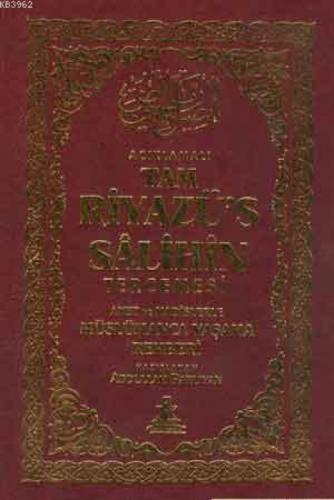 Açıklamalı Tam Riyazü's Salihin Tercemesi  Frontansicht 1
