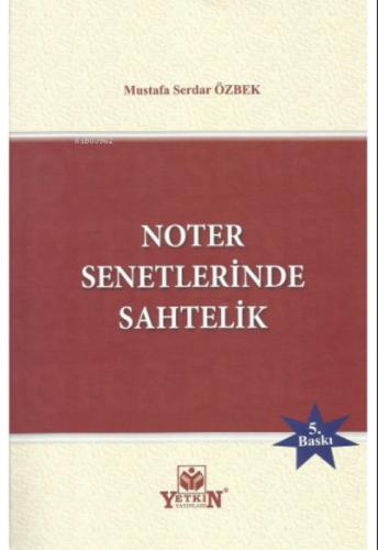Noter Senetlerinde Sahtelik  Frontansicht 1