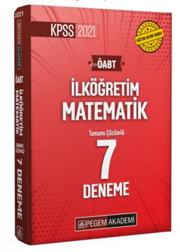 2021 KPSS ÖABT İlköğretim Matematik Tamamı Çözümlü 7 Deneme  Frontansicht 1