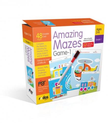 Amazing Mazes Game-1 - Grade-Level 1 - Ages 3-6  Frontansicht 1