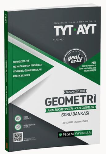 2022 TYT-AYT Tamamı Çözümlü Geometri ( Analitik Geometri-Katı Cisimler ) Soru Bankası;Üniversite Sınavlarını Hazırlık  Frontansicht 1