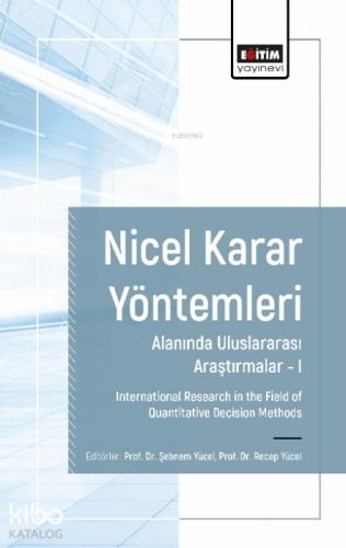 Nicel Karar Yöntemleri Alanında Uluslararası Araştırmalar 1  Frontansicht 1