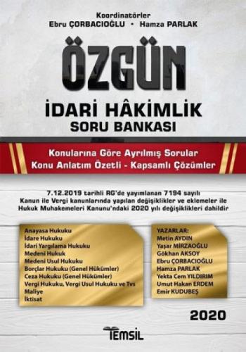 Özgün İdari Hakimlik Soru Bankası  Frontansicht 1