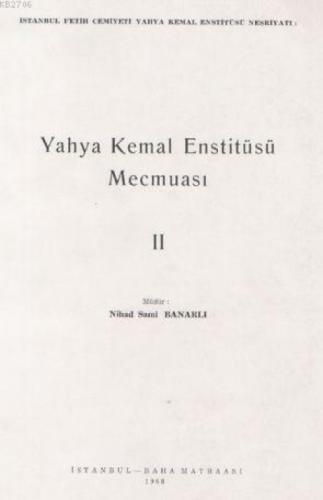 Yahya Kemal Enstitüsü Mecmuası 2  Frontansicht 1