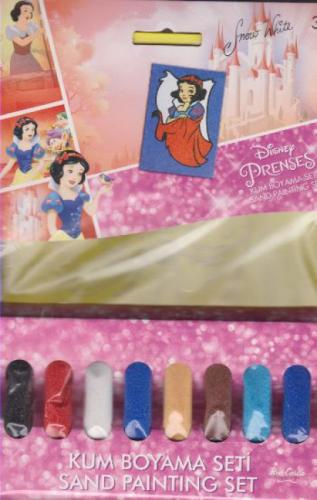 Prenses Snow White Kum Boyama Seti  Frontansicht 1