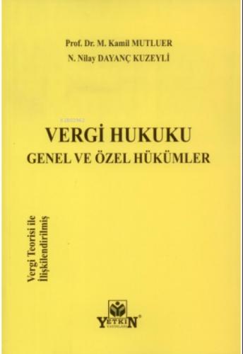 Vergi Hukuku Genel ve Özel Hükümler  Frontansicht 1