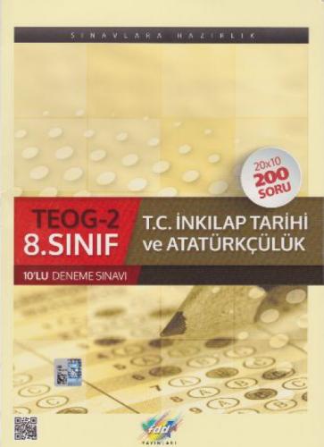 8. Sınıf T.C. İnkılap Tarihi ve Atatürkçülük TEOG-2 10'lu Deneme Sınavı  Frontansicht 1