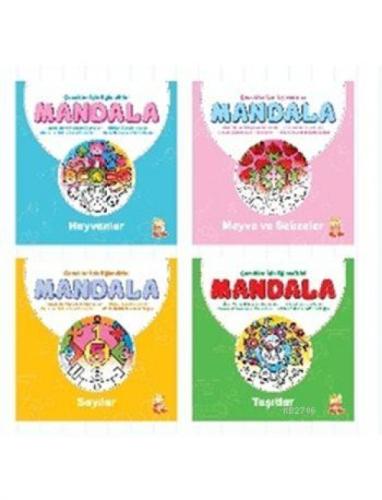 Çocuklar İçin Eğlendirici Mandala (4 Kitap)  Frontansicht 1