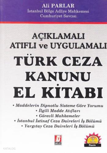 Türk Ceza Kanunu El Kitabı  Frontansicht 1