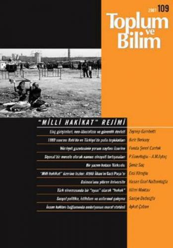 Toplum ve Bilim Sayı: 109 "Milli Hakikat" Rejimi  Frontansicht 1