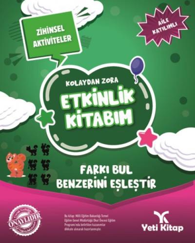 Kolaydan Zora Etkinlik Kitabım -  Farkı Bul Benzerini Eşleştir  Frontansicht 1
