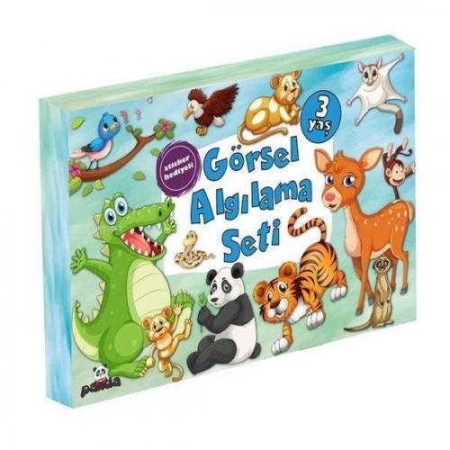 3 Yaş Görsel Algılama Seti - Sticker Hediyeli - 3 Kitap Takım  Frontansicht 1