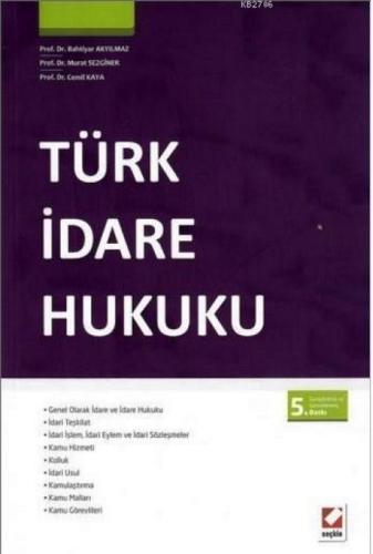 Türk İdare Hukuku  Frontansicht 1