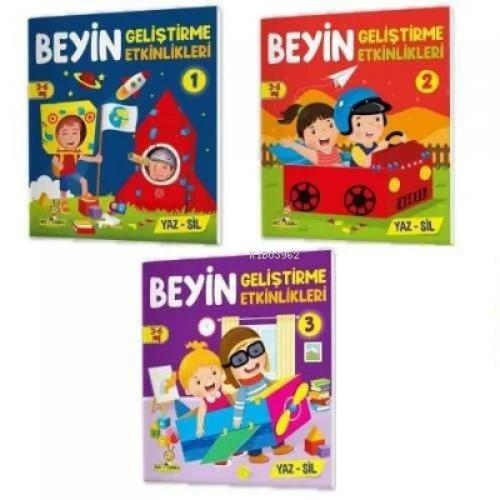 3-6 Yaş Beyin Geliştirme Etkinlikleri YAZ-SİL Kitaplar Yükselen Zeka  Frontansicht 1