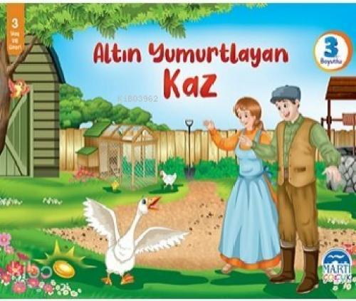 Altın Yumurtlayan Kaz (3 Boyutlu)  Frontansicht 1