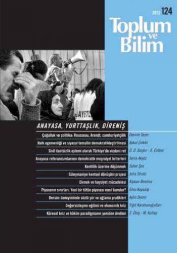 Toplum ve Bilim Sayı: 124  Frontansicht 1