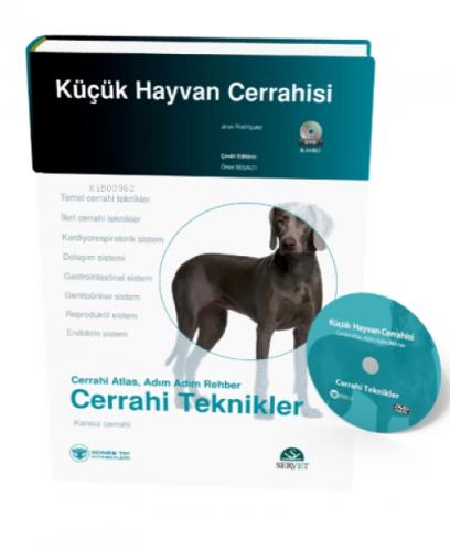 Küçük Hayvan Cerrahisi - Cerrahi Teknikler (Cerrahi Atlas, Adım Adım Rehber) Kitap + DVD  Frontansicht 1