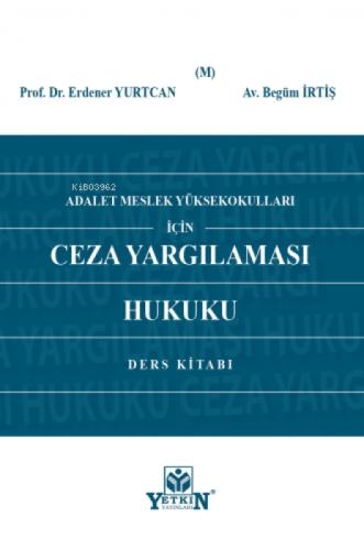 Adalet Meslek Yüksekokulları İçin Ceza Yargılaması Hukuku Ders Kitabı  Frontansicht 1