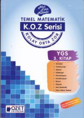 K.O.Z Serisi YGS Matematik 3  Frontansicht 1