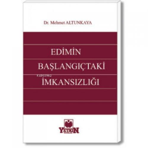 Edimin Başlangıçtaki İmkansızlığı  Frontansicht 1