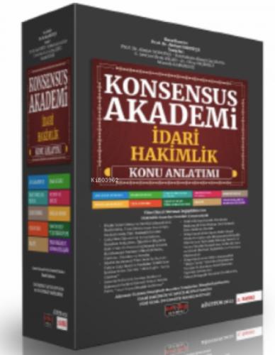 Konsensus Akademi İdari Hakimlik Konu Anlatımlı Set Savaş Yayınları 2022;İdari Hakimlik Sınavı  Frontansicht 1