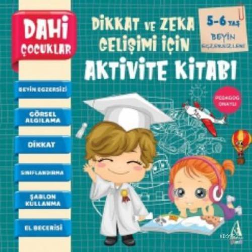 Dahi Çocuklar Aktivite Kitabı 5-6 Yaş - Beyin Egzersizleri  Frontansicht 1