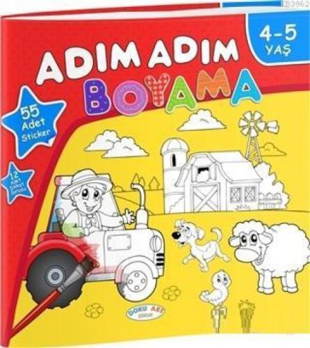 Adım Adım Boyama 4-5 Yaş  Frontansicht 1