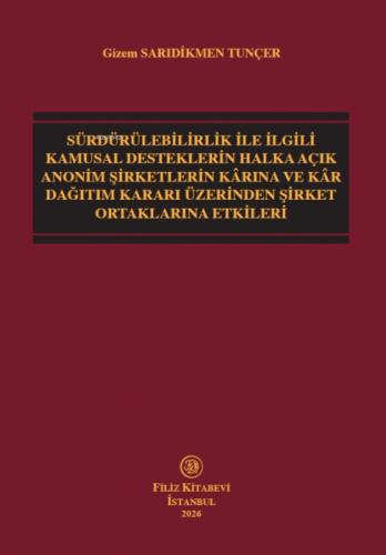 Sürdürülebilirlik İle İlgili Kamusal Desteklerin Halka Açık Anonim Şirketlerin Kârına Ve Kâr Dağıtım Kararı Üzerinden Şirket Ortaklarına  Frontansicht 1