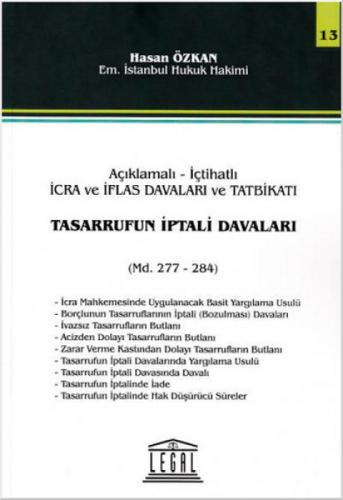 Tasarrufun İptali Davaları  Frontansicht 1