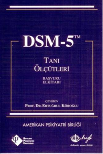 DSM-5 Tanı Ölçütleri Başvuru El Kitabı  Frontansicht 1
