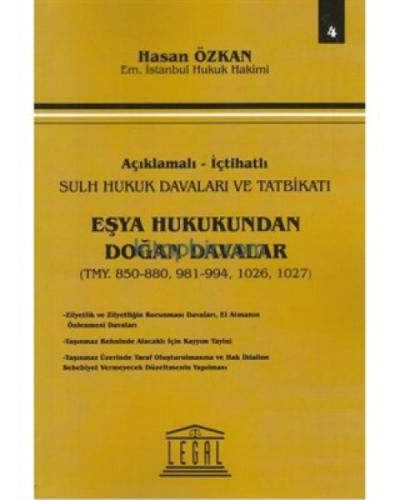 Eşya Hukukundan Doğan Davalar TMY. 850-880, 981-994, 1026, 1027  Frontansicht 1