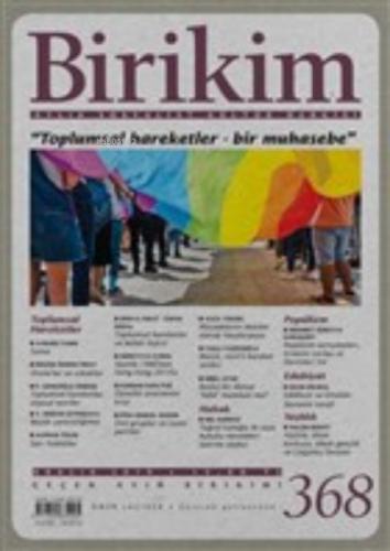 Birikim Aylık Sosyalist Kültür Dergisi Sayı: 368 Aralık 2019  Frontansicht 1
