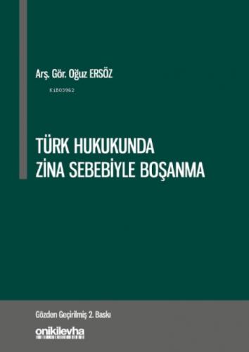 Türk Hukukunda Zina Sebebiyle Boşanma  Frontansicht 1