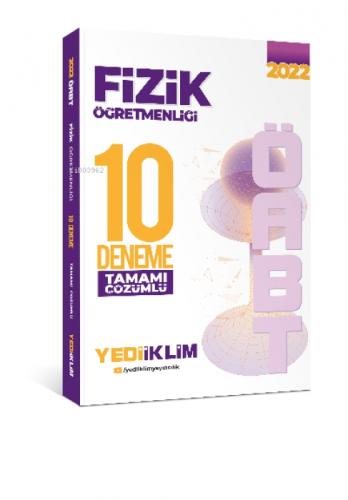 2022 ÖABT Fizik Öğretmenliği Tamamı Çözümlü 10 Deneme  Frontansicht 1